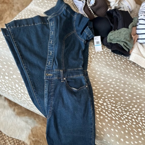 Jessica Simpson Blue Jumpsuit Elegant Style - Picture 2 of 4